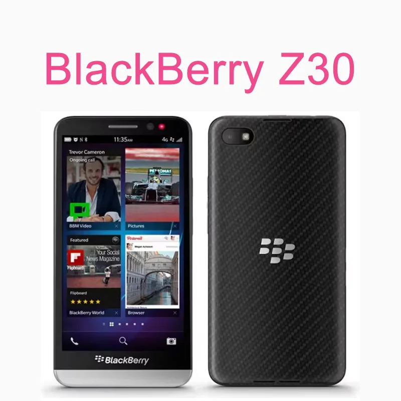 BlackBerry Z30 Mobile Cell Phone 16GB ROM 5" 4G LTE WiFi 8MP AMOLED Original Unlocked BlackBerry OS Smartphone