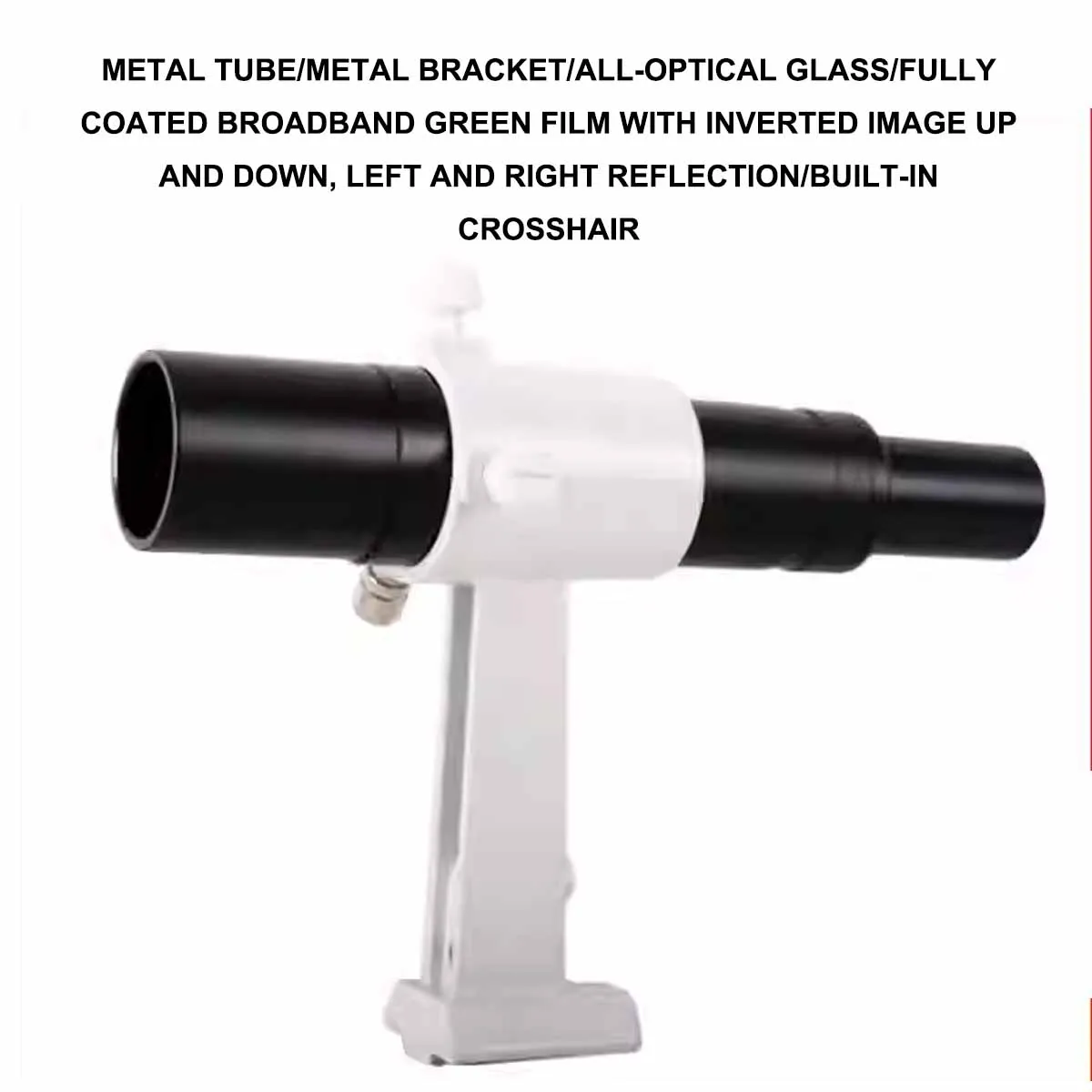 6x30 telescope with straight tube and base for star searching accessories