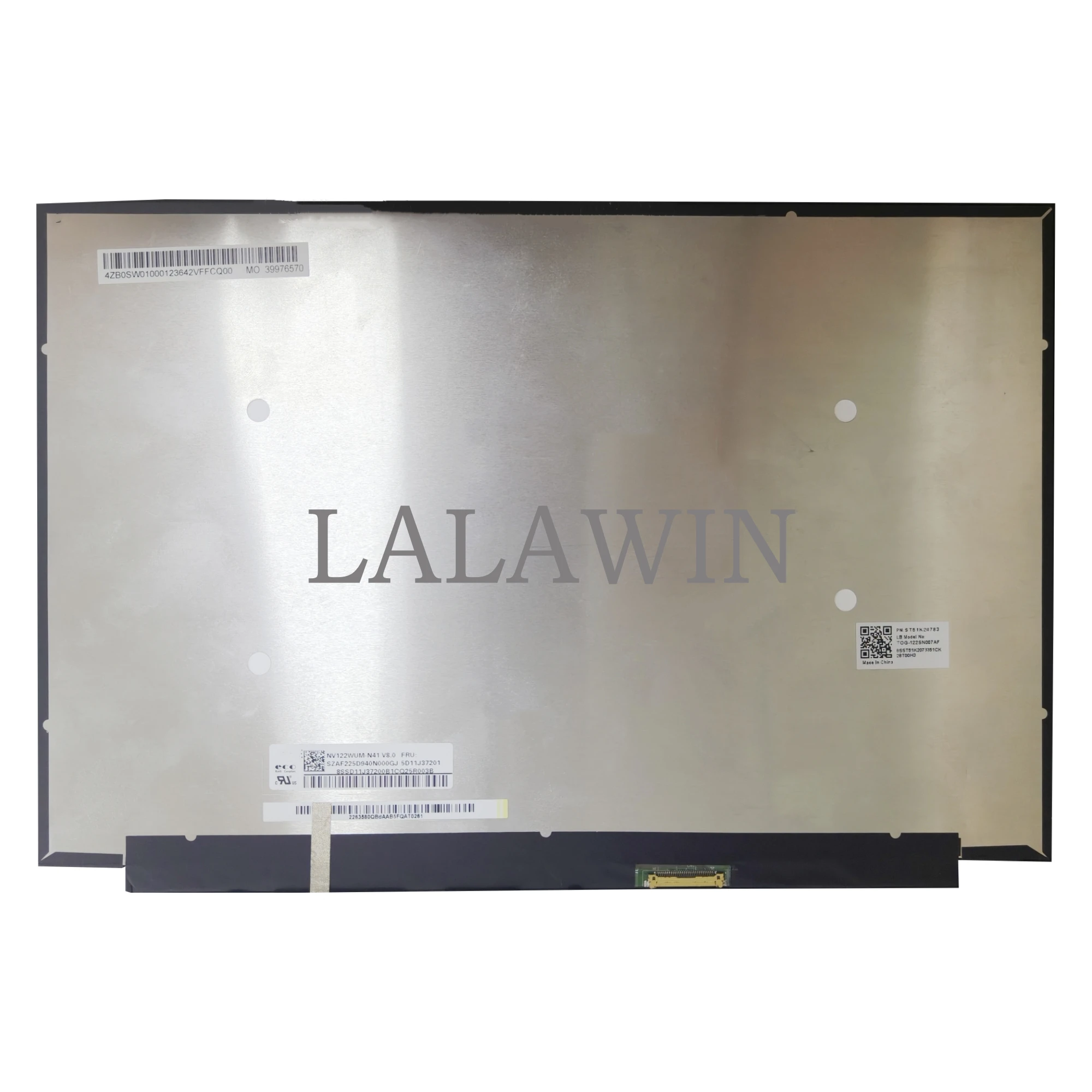 

NV122WUM-N41 B122UAN01.0 12.2 inch 16:10 1920x1200 30Pin EDP IPS Matrix Replacement Laptop LCD Screen Panel Display