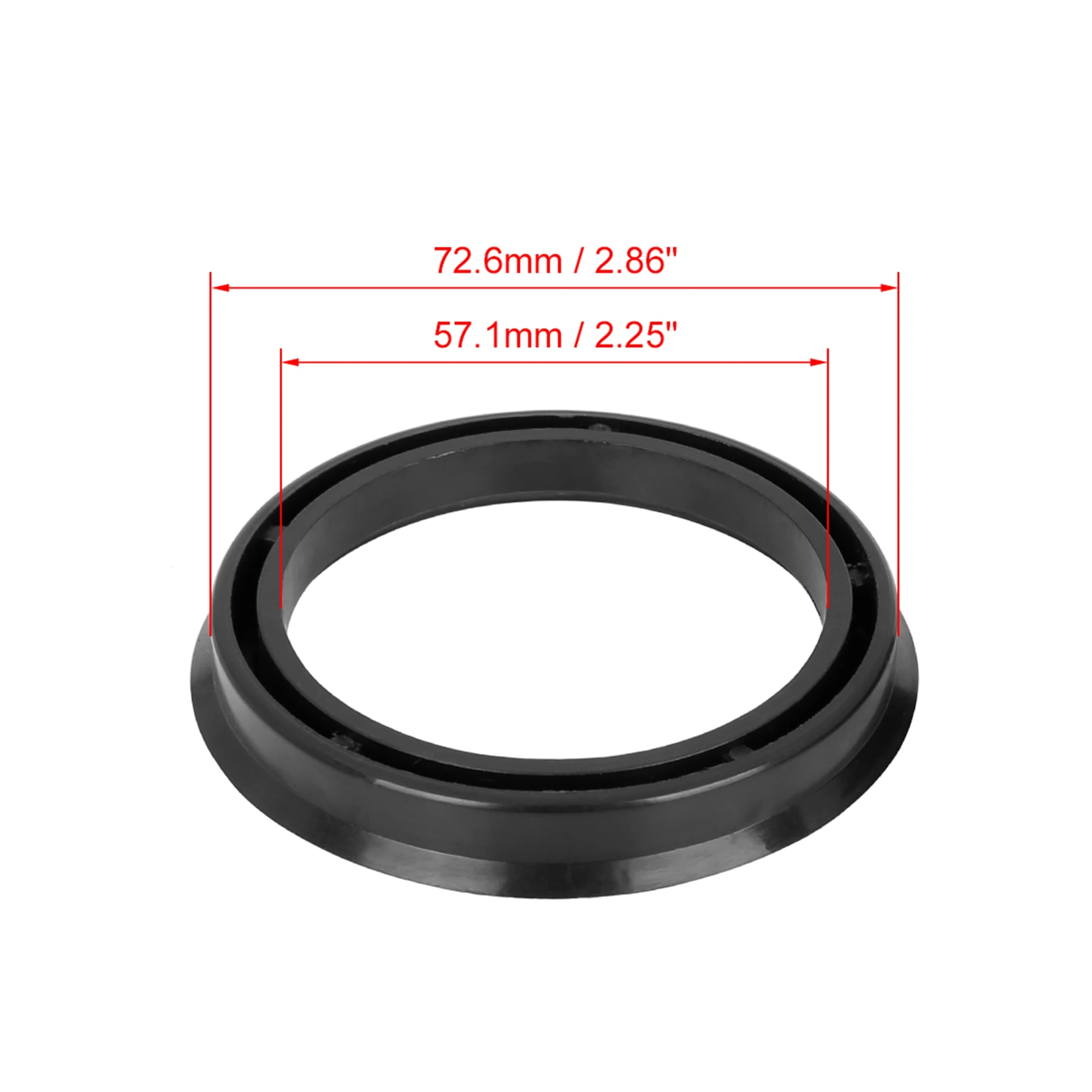 UXCELL 4pcs 67.1mm to 60.1mm 72.6mm to 57.1mm 66.6mm to 57.1mm Car Hub Centric Rings Wheel Bore Center Spacer Hub Rings