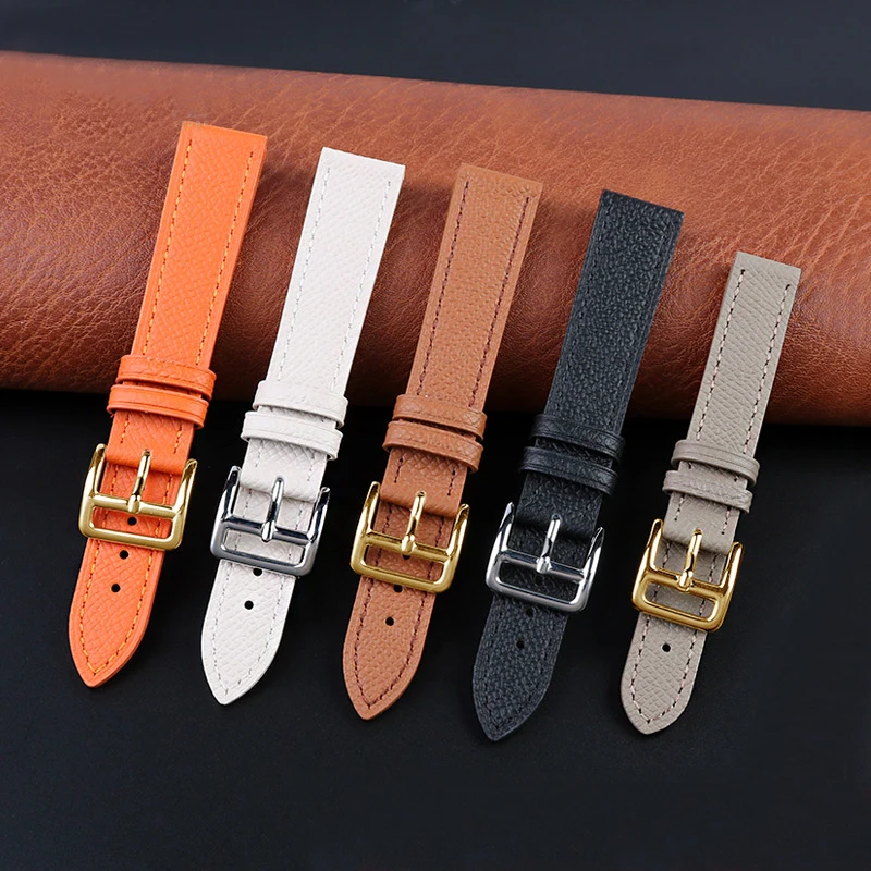 Genuine Leather Strap The Watch Is Suitable For Hermes H Watch For 14mm 16mm 18mm woman Watchband Fashionable Comfortable Soft