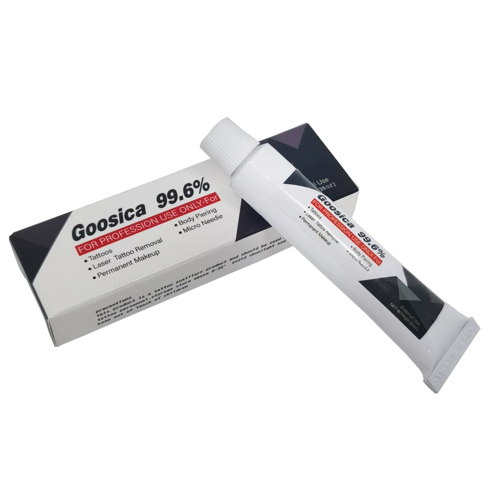 Neue 99,6% Goosica Tattoo Creme Vor Chirurgie Semi Permanent Make-Up Microblading Piercing Augenbrauen Lippen Tattoo Hilfs 10g