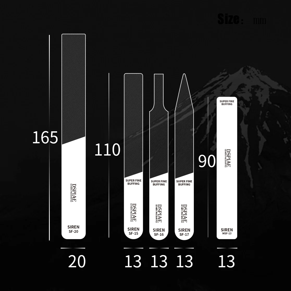 DSPIAE SF-20/SF-15/SF-16/SF-17/MSF-13 Siren Ultimate Precision File Model Assembly Tool Hobby Accessory