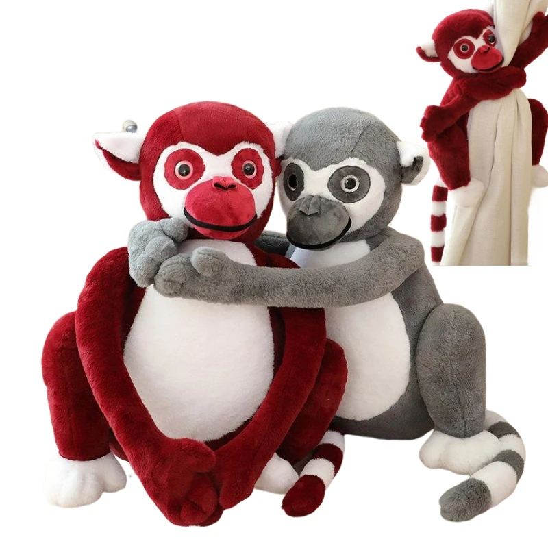 New Simulated Monkey Dolls  Long Arm High Quality Funny Plush Toys Soft Home Decor Stuffed Animals Doll Xmas Birthday Boy Gifts