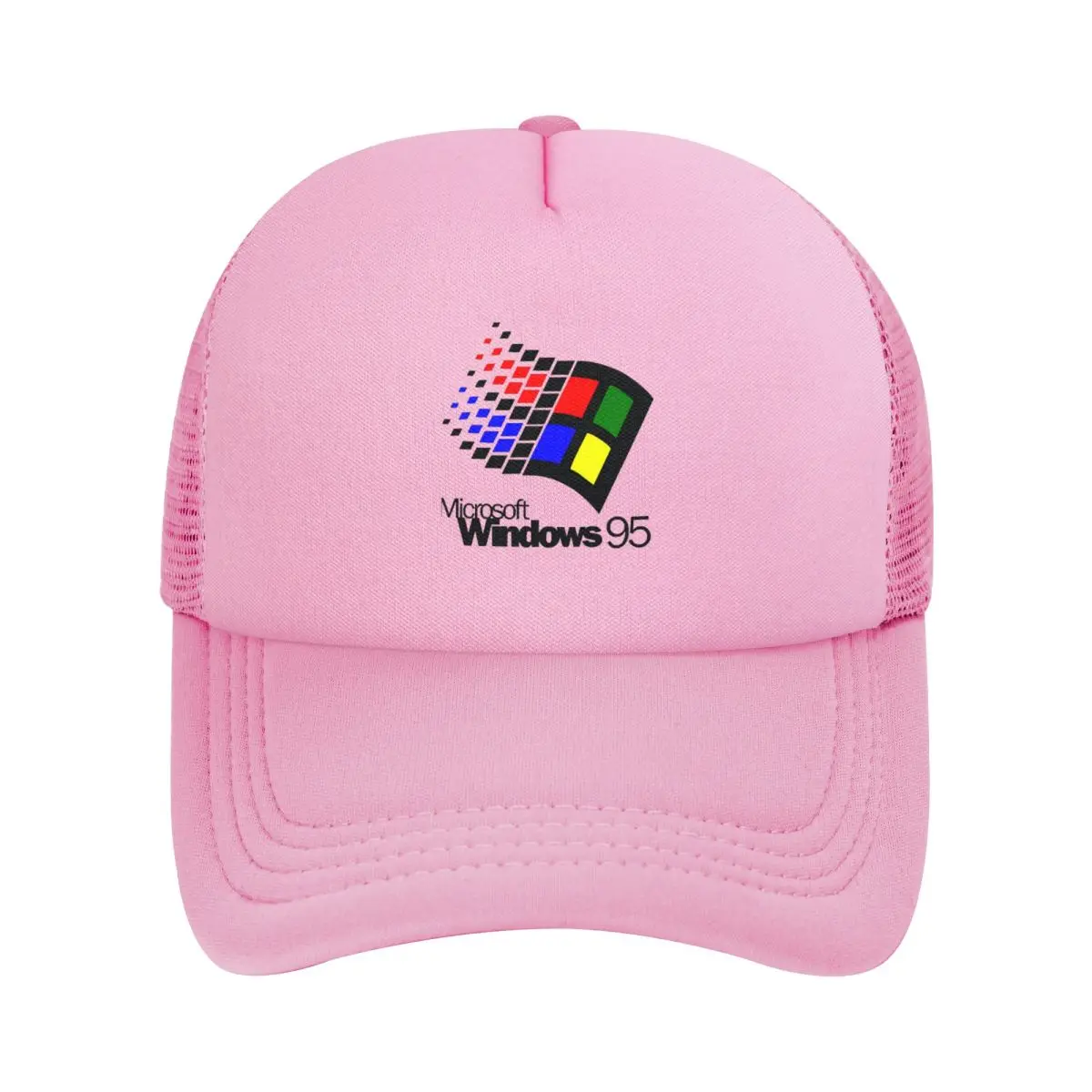 Windows 95 Geeks Nerd Mesh Mesh Baseball Caps Snapback Baseball Hats Breathable Casual Casquette Outdoor For Men's And Women's