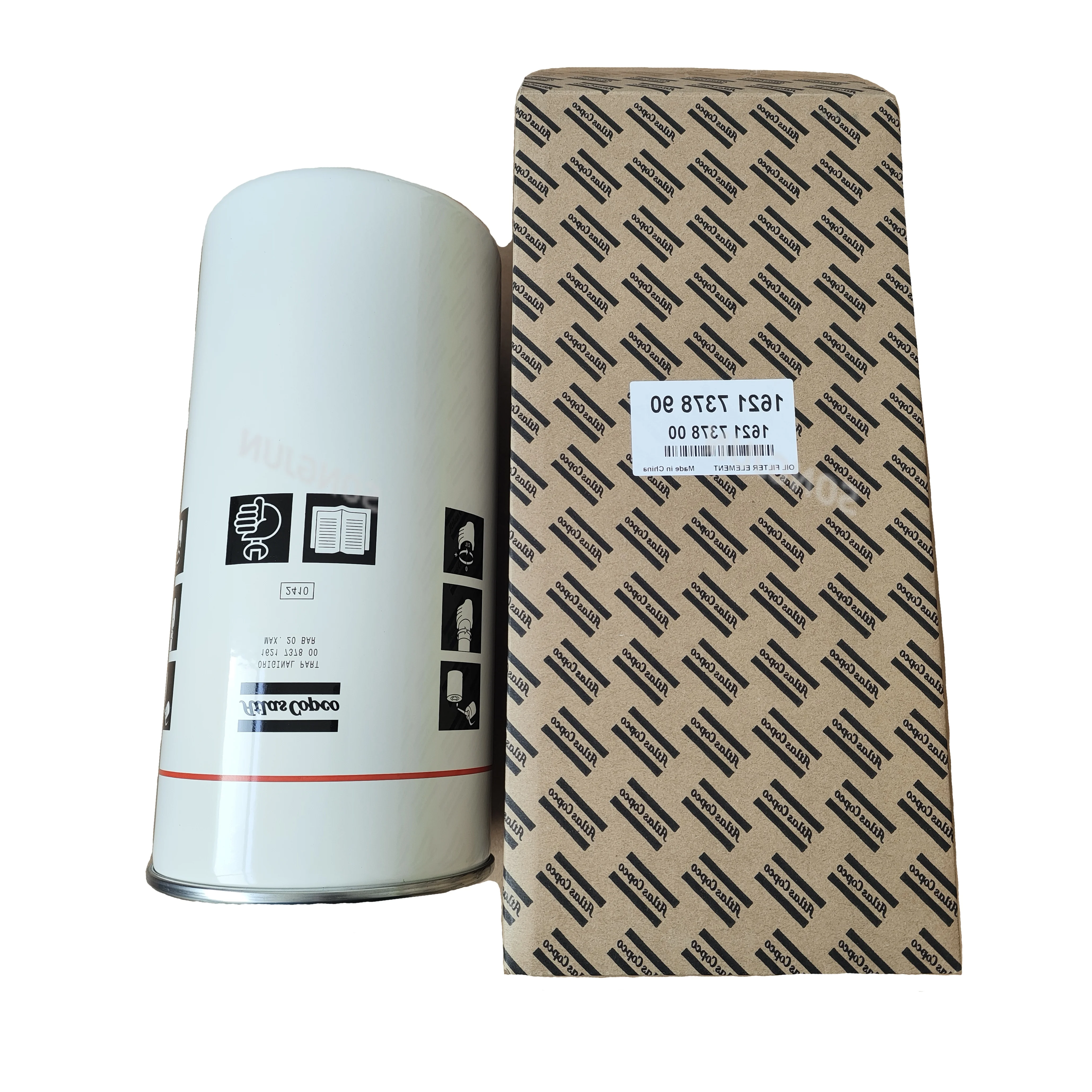 

High Quality Aluminum Metal Oil Filter 1621737800/1621737890/2914050100/1626832100 Part for Industrial Air Compressor