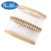 100pcs/lot 1/2W Carbon Film Resistor 5% 1R-10M 10R 22R 47R 100R 150R 470R 1K 3.3K 10K 22K 220K 470K 0.1 0.22 470 ohm 0.5W
