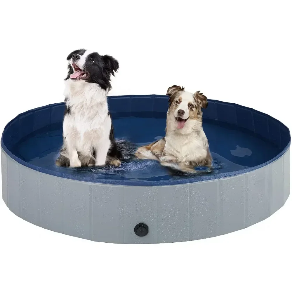 Pvc Pet Bath Tub Large Small Dog Mobile Folding Pool Pool Cat Sandbox Cleaning Supplies Foldable Bath Tub