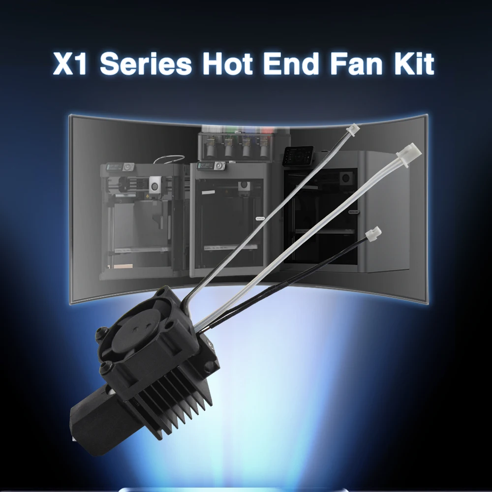

For Lab P1 X1 Series Hotend Fan Kit Upgarde 0.4mm Hardened Steel Nozzle Assembly Hotend for Lab P1P P1S X1 X1C 3D Printer