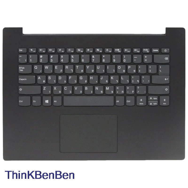 HB Hebrew (IL Israel) Iron Gray Keyboard Upper Case Palmrest Shell Cover For Lenovo Ideapad 330 14 14AST 14IKB 14IGM 5CB0R40351