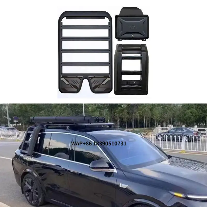 

For Ideal ONE/L6/L7/L8 Modified Vehicle Roof Extension Platform Luggage Rack Folding Ladder Side Backpack