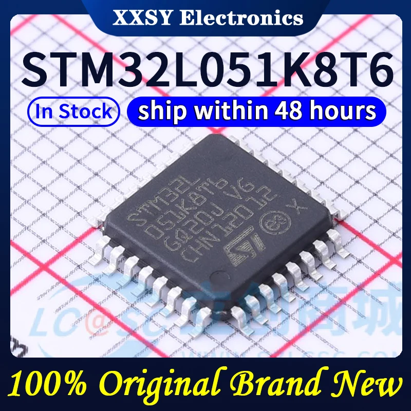 STM32L051C8T6 STM32L051R8T6 STM32L051K8U6 STM32L051K8T6 STM32L051K6U6 STM32L051K8U7 STM32L051K8U3 STM32L051C8T7 In stock