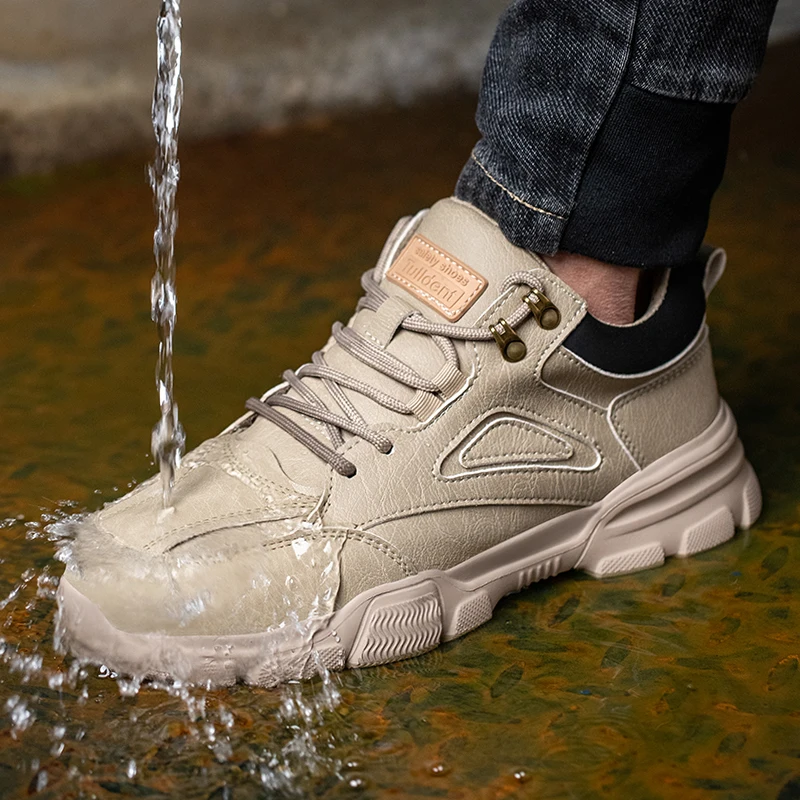 مكافحة سحق المضادة للثقب أحذية غير قابلة للتدمير أحذية أمان الرجال الصلب تو أحذية عمل الأحذية الواقية الأحذية التكتيكية