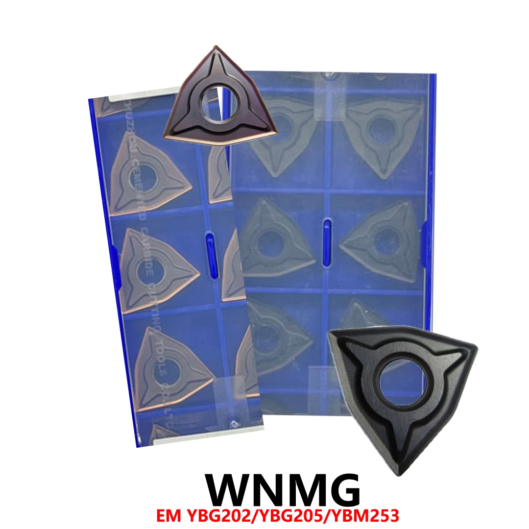 

Carbide Inserts Original WNMG060404 WNMG060408 WNMG080404 WNMG080408 WNMG080412 EM YBG202 Turning Cutter Tools Lathe Metal WNMG