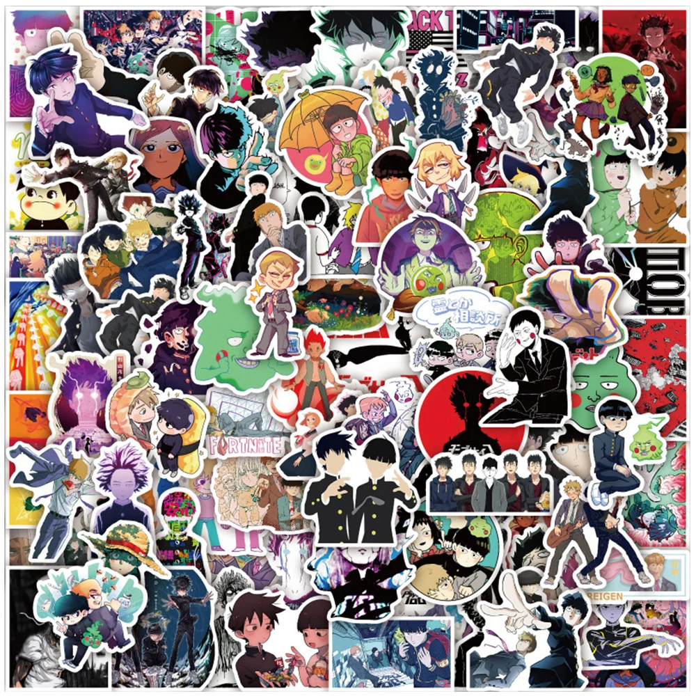 

10/30/50/100pcs Mob Psycho 100 Cool Stickers Anime Graffiti Decals Toy DIY Motorcycle Suitcase Guitar Cartoon Waterproof Sticker