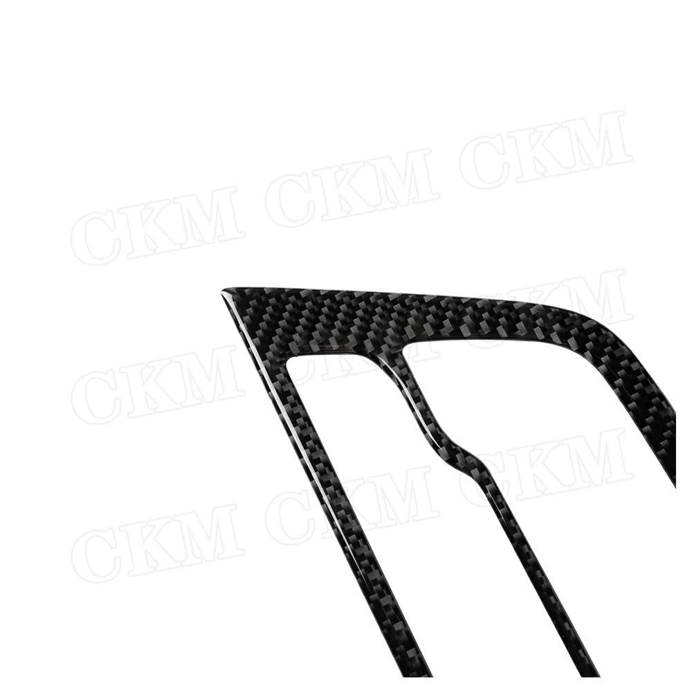 Real Carbon fiber Interior Air Conditioning CD Panel Trim Frame Cover Sticker 3D Decal Fits For BMW 5 Series G30 X3 G01
