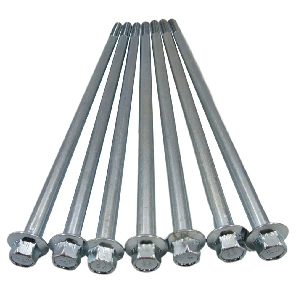 بولت M8 * 215 مسدس شفة إطالة المسمار مولد الذيل غطاء قوس ربط رمح قضيب 8 مللي متر #4