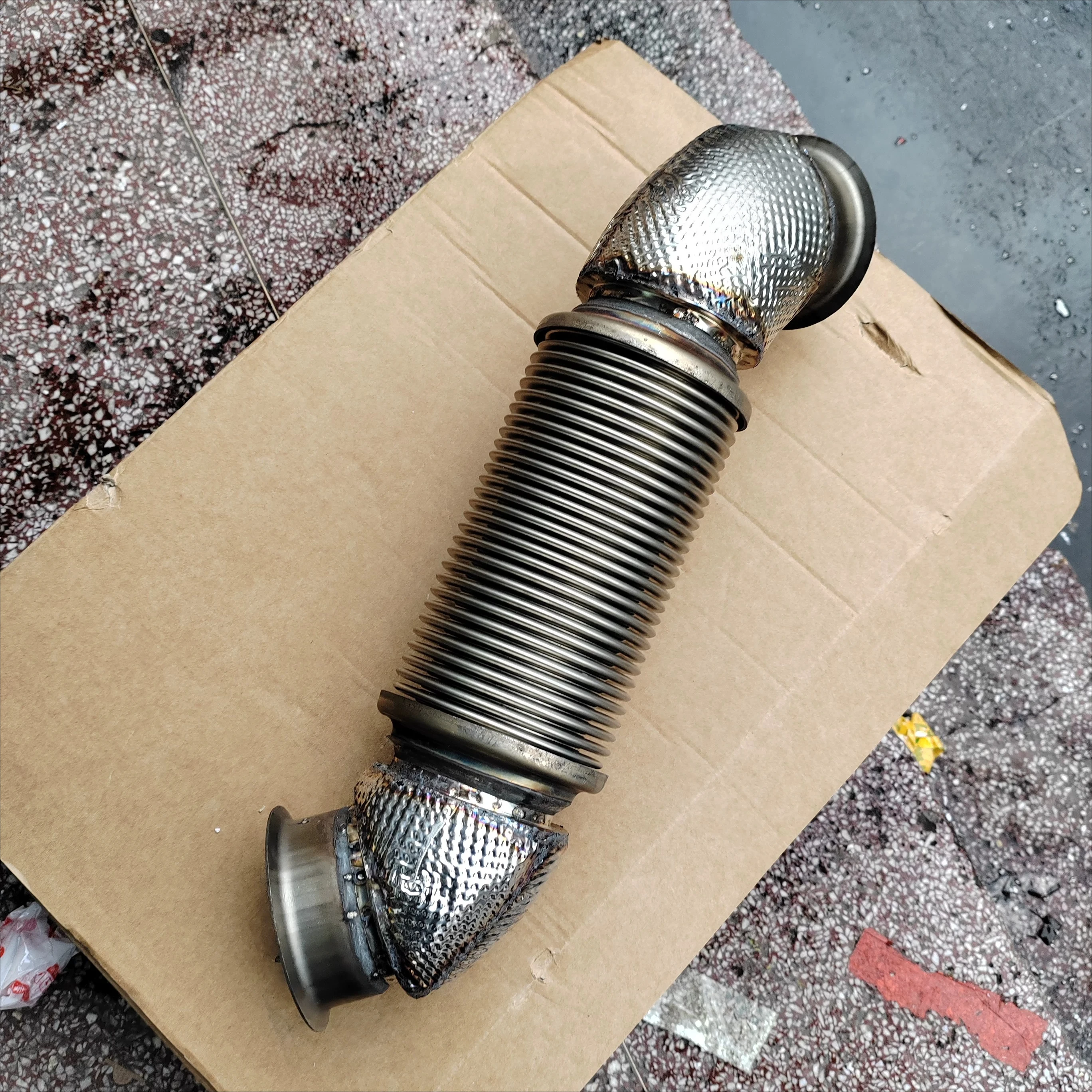 1202010-LA2A0 Dongfeng Tianlong flagship kxgx Tianlong kl muffler exhaust pipe bellows link pipe