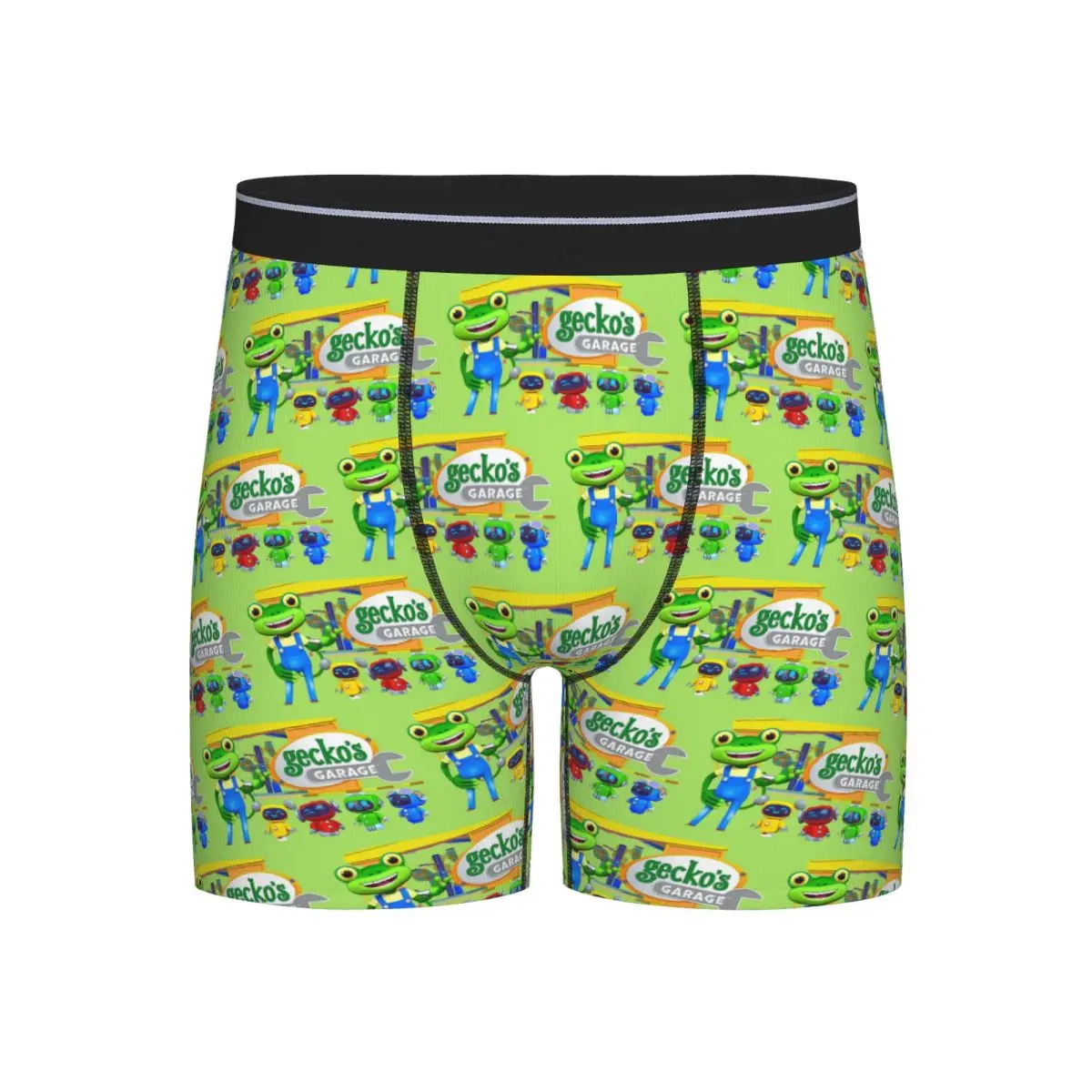

Long Boxer Underpants Shorts Geckos Garage Kids Panties Men Ventilate Underwear for Homme Man Boyfriend Gift