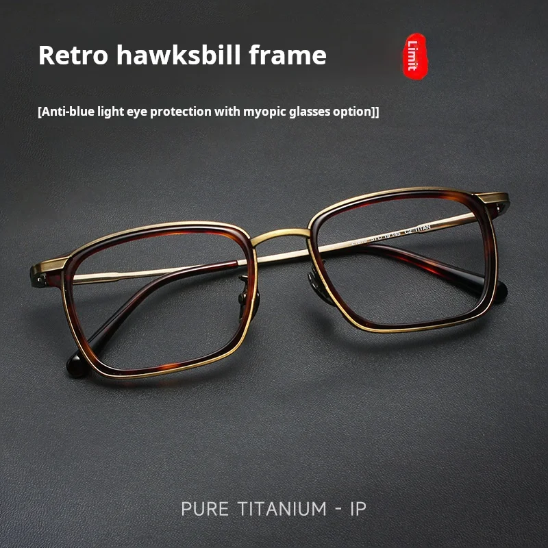 إطار نظارات OLLYMURS للرجال من التيتانيوم النقي إطار كامل للنساء نظارات طبية لقصر النظر البصري على الموضة 1610