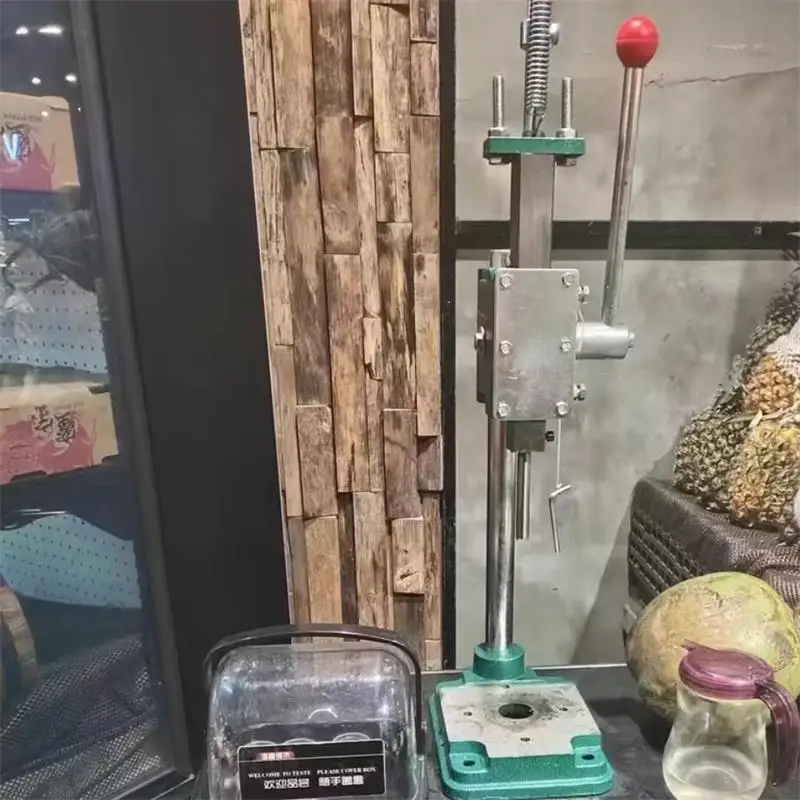 

Машина для открывания кокосовых отверстий, ручная открывалка из нержавеющей стали для кокосовой скорлупы, дрель для кокосовой воды, кухонные инструменты