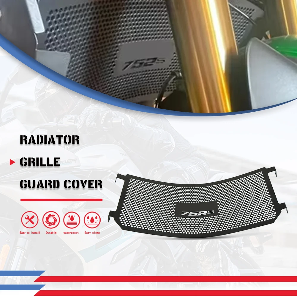 

For BENELLI 752s 2018-2025 2019 2020 2021 2022 2023 752 S Motorcycle Accessories Radiator Grille Guard Cover Protector Grill