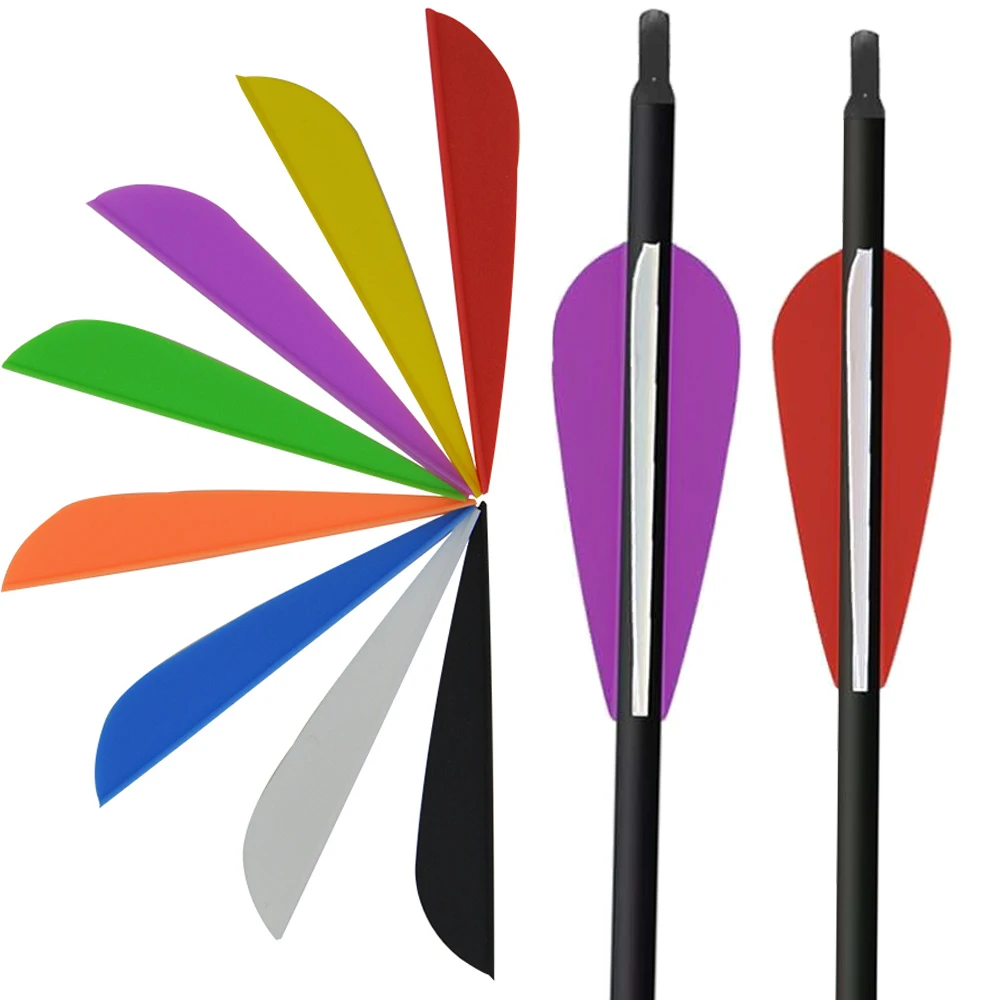 

‌50PCS 3inch Rubber Fletches Arrow Vanes Feathers DIY Archery Shaft Bow Target Hunting Shooting Accessories,11 Colors Choose‌