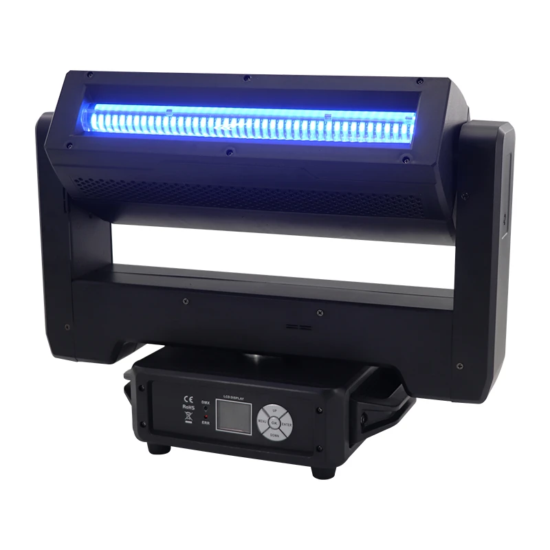 2pcs 5x60W RGBW 4 IN 1Beam Strobe 2in1 Led Wash Moving Head Double Side Unlimited Rotate Moving head led Light