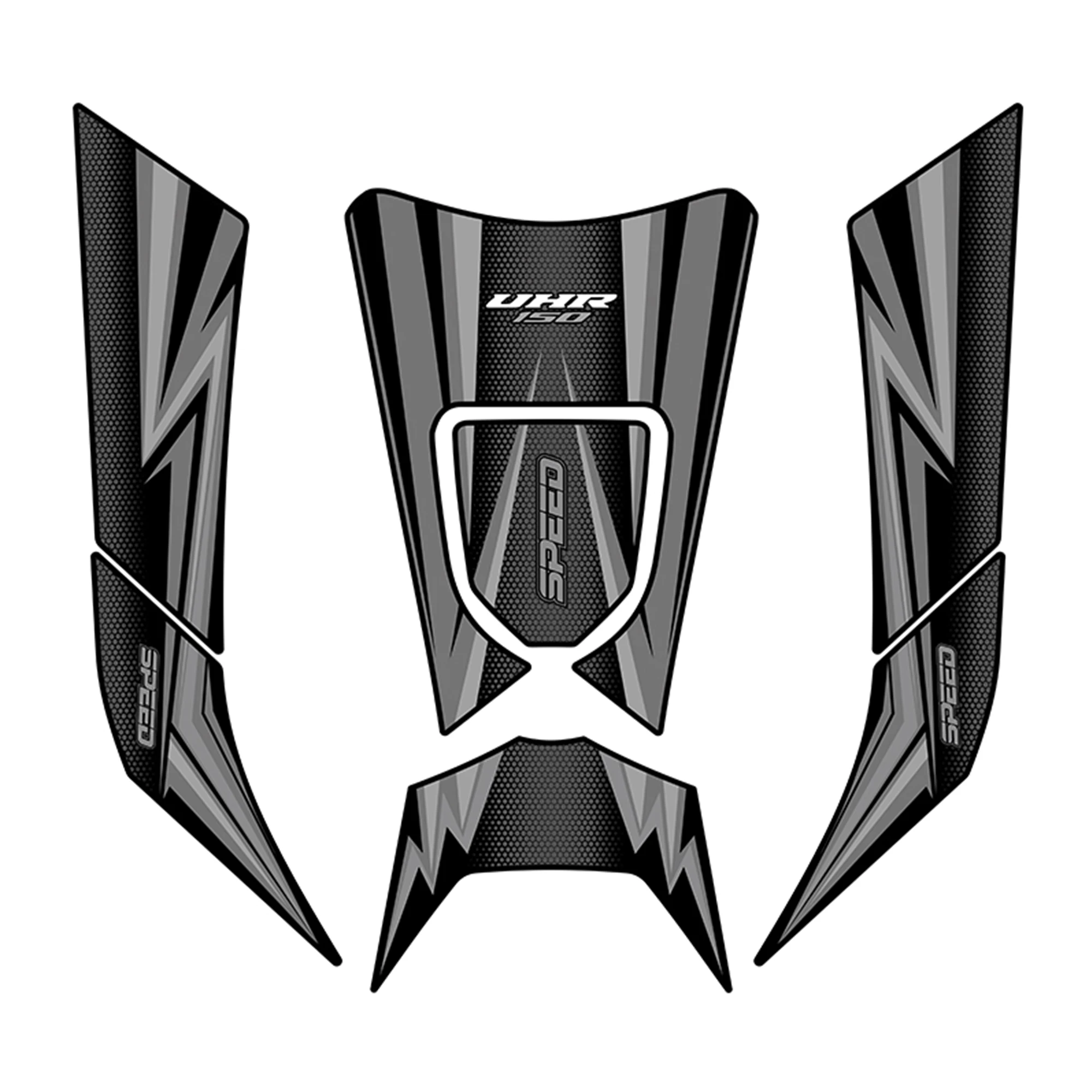 Compatible with Haojue UHR150 Motorcycle Tank Protector Sticker, Thick Fuel Tank Decal, Protective Pad Modification Accessories