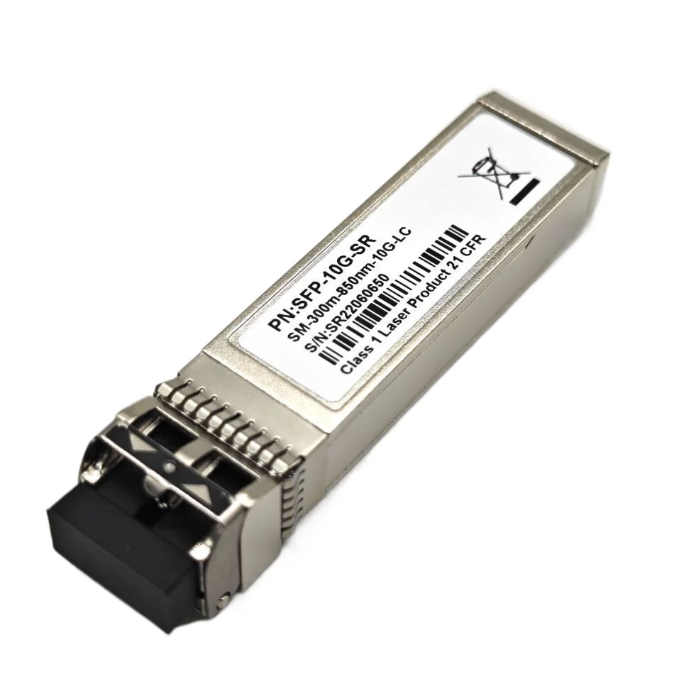 10G Multimode SFP+ LC Module, 10GBase-SR Fiber Transceiver for Cisco SFP-10G-SR, Mikrotik S+85DLC03D, Ubiquiti MMF 850nm 300m