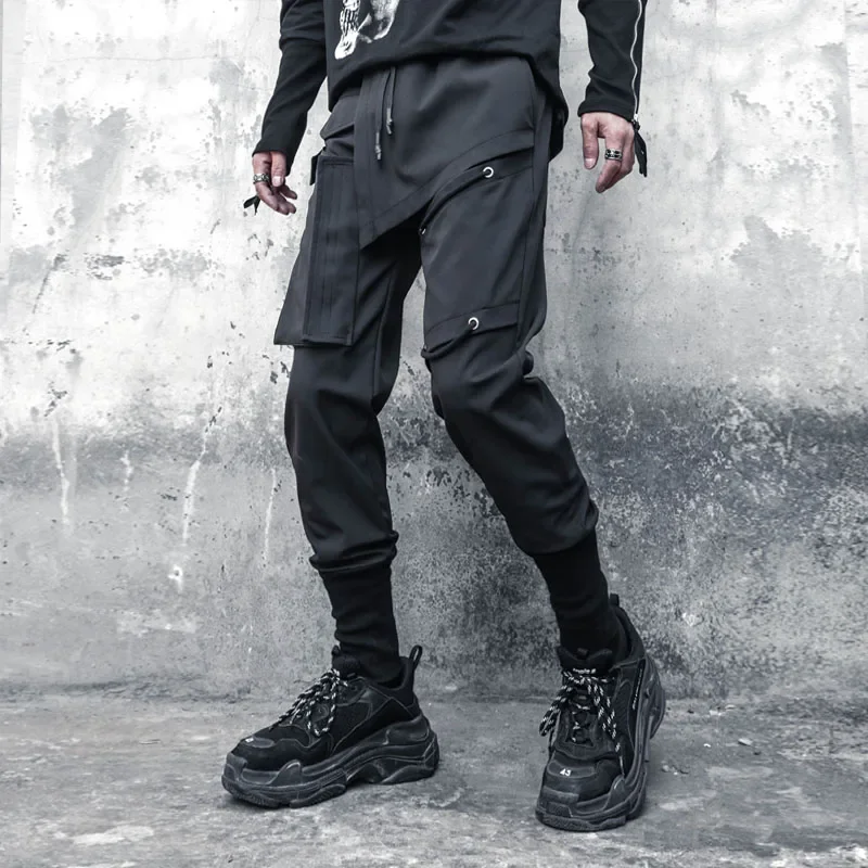 Function of male hairdresser Fried street feet haroun pants, overalls