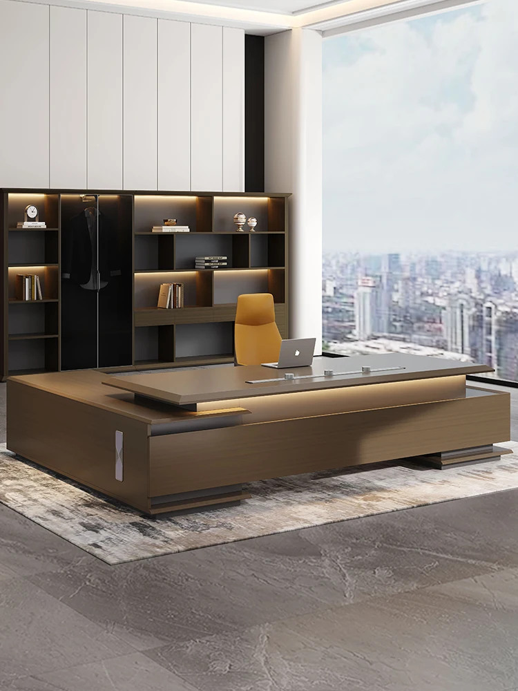 xx-Modern Meeting Table Luxury L-Shaped Executive Desk 2.8m 3.2m High Quality  Modular Healthy Commercial Use Office Furniture*