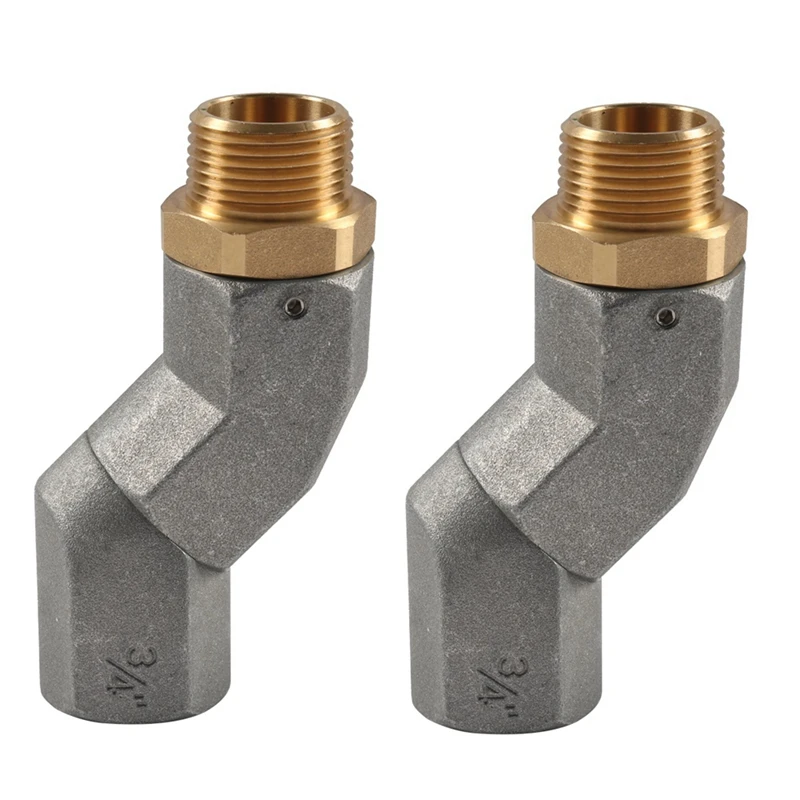 

NPT Fuel Transfer Hose Swivel 360 Rotating Connector For Fuel Nozzle Multi Plane Swivel 2PCS