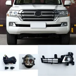 Car Accessory Fog Light Cover Lamp Frame Grille Car Accessories For Toyota LAND CRUISER LC200 2016 2017 2018 2019