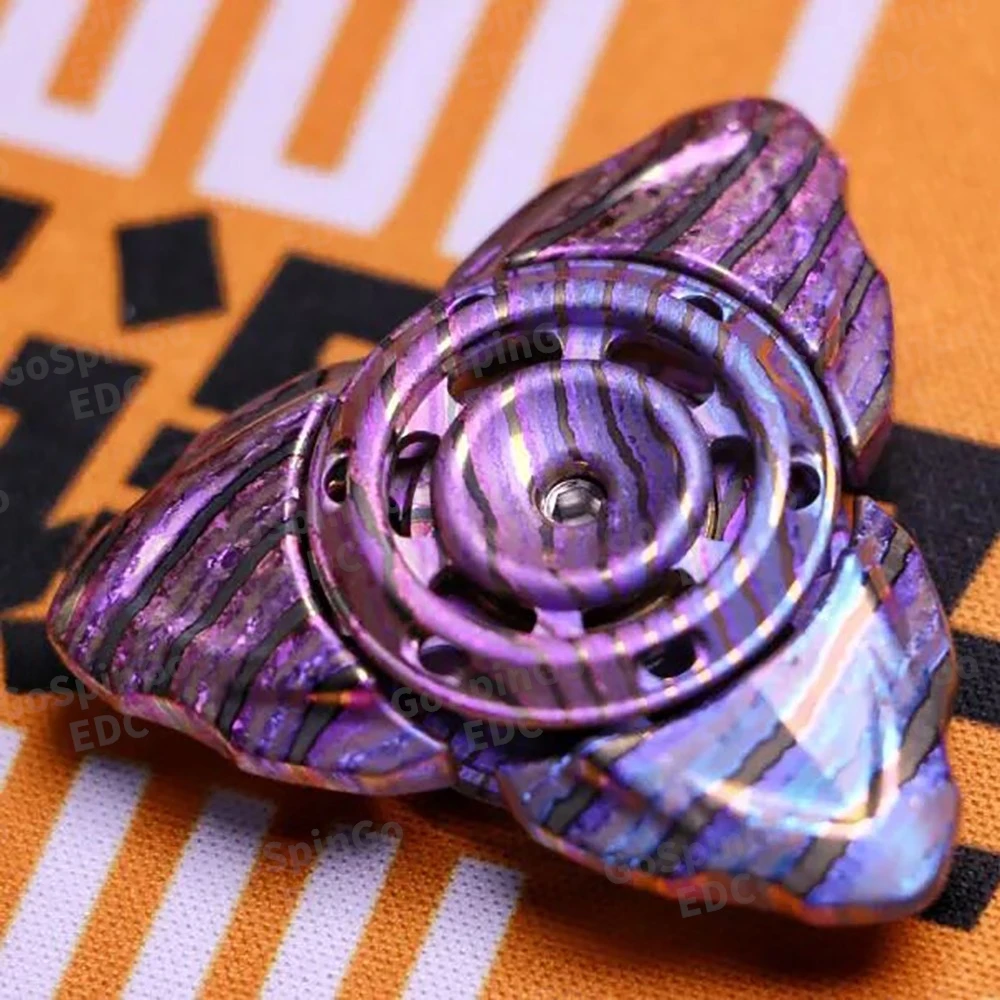 STABILLE EDC-Sondermaterialien Fidget Spinner Fidget-Spielzeug für Erwachsene High-Speed Attack Spinning Three-Blade Fidget Spinner