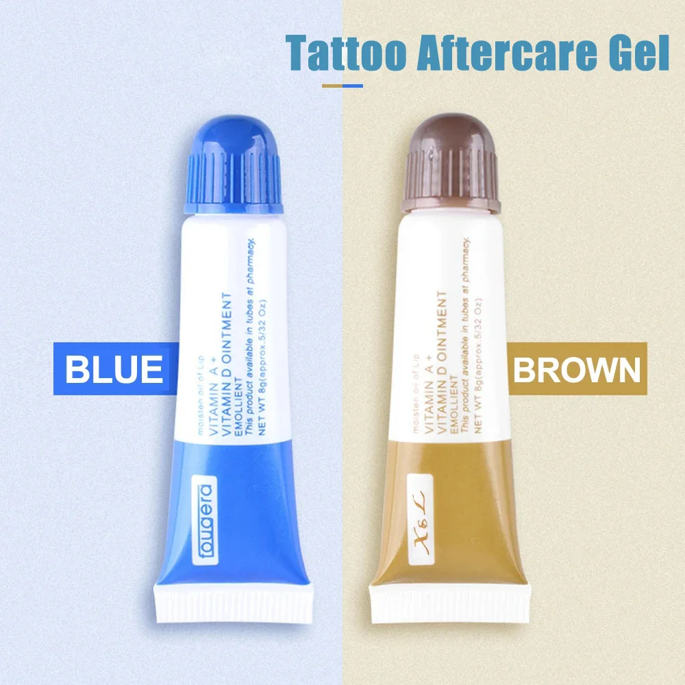 

100/50/10 шт. крем для ухода за татуировкой, витаминная мазь A & D, гель для ухода за больными, восстанавливающий крем против шрамов для татуировки, бровей, губ, поставка
