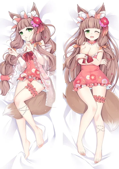 

2WAY Japanese Anime Game Dakimakura Hikawa Kyouka Pillow Case Hugging Body Cushion Cover Cartoon Hugging Body Pillow Case Otaku