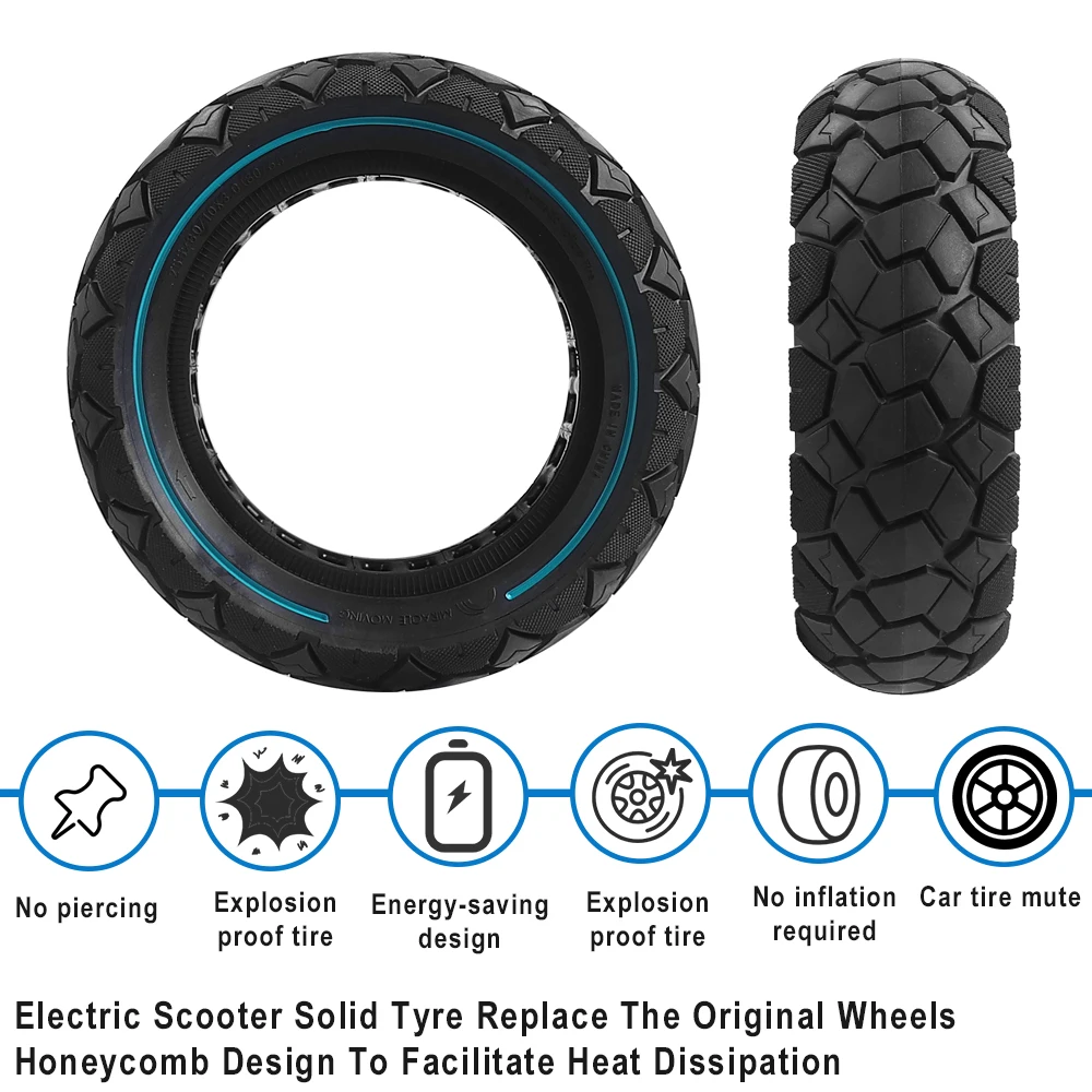 10 Zoll 255x80(80/65-6) Offroad-Vollgummireifen 10x3.0 Reifen für Zero 10x, für KUGOO M4, für Kaabo Mantis 10 Reifen Elektroroller – Detail 19