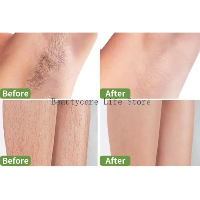 652C Wax Strips for Face Legs Line and Underarms, Ready to Use 60 Count Body Grooming Set for At Home Hair Removal Routine Care