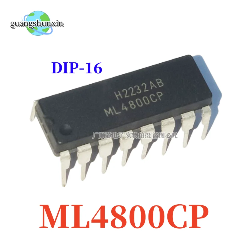 10PCS New original ML4800CP inline/DIP-16 pin power factor controller chip in stock