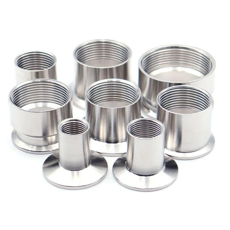 

SS304 Bspt Female Thread Adapter Sanitary Stainless Steel Ferrule Pipe Fittings Tri Clamp Adaptor 1/2" Dn15 DN20 DN25 DN32 DN40