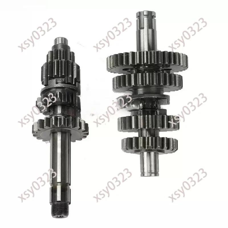 140 150 160cc Engine Main Counter Shaft Assembly, Transmission Gear Set Shift Gear Components