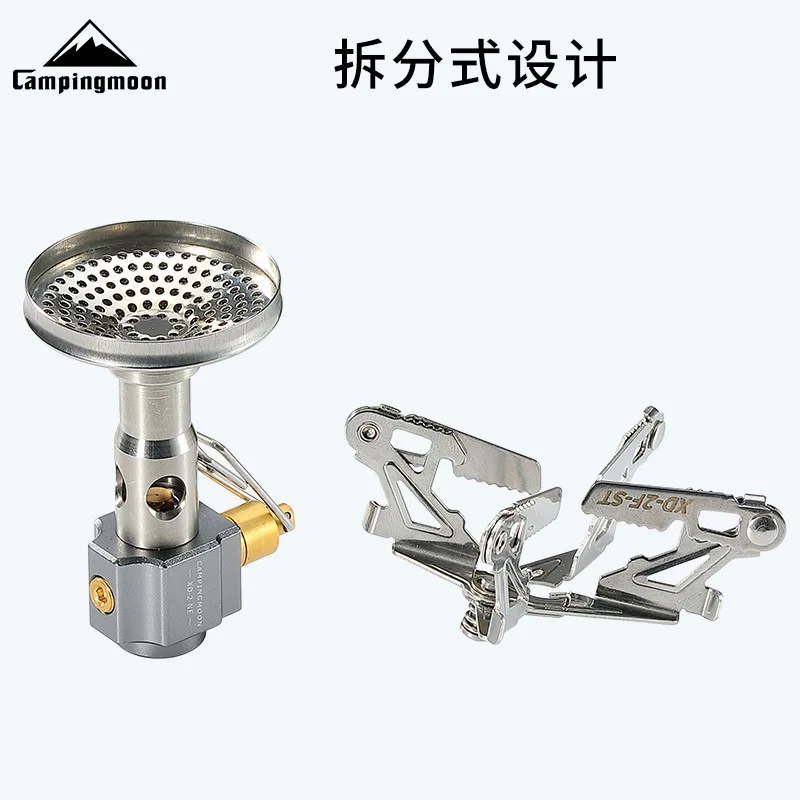 

Portable Flat Gas High Altitude Camping Gas Stove with Power Outdoor Camping Flame Head Camping Equipment