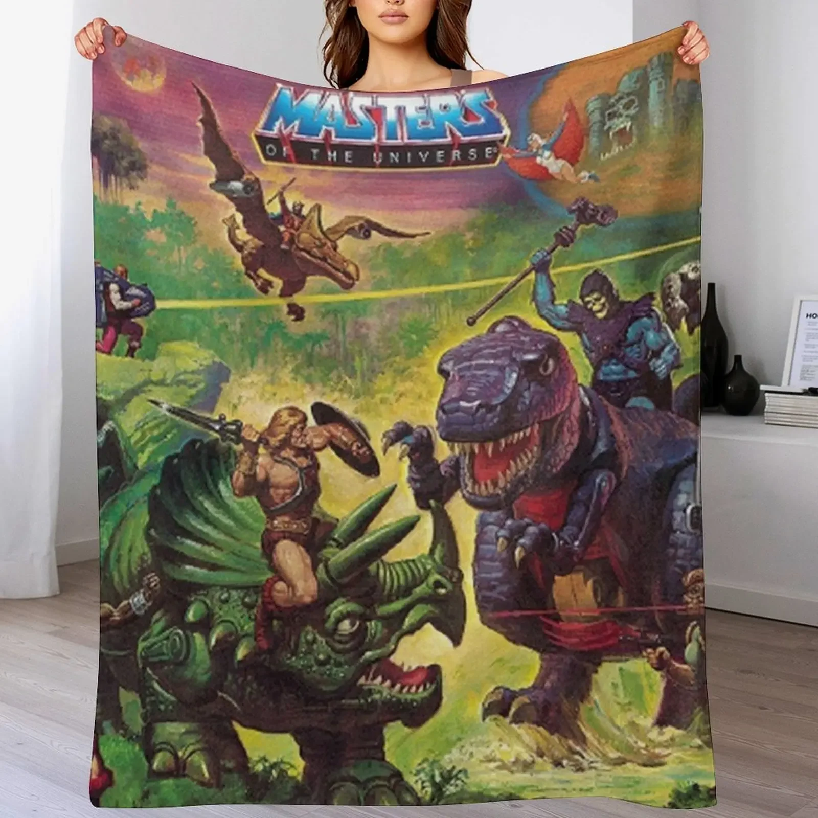 He-man Masters of Disguise Throw Blanket Multi-Purpose Designers Blankets