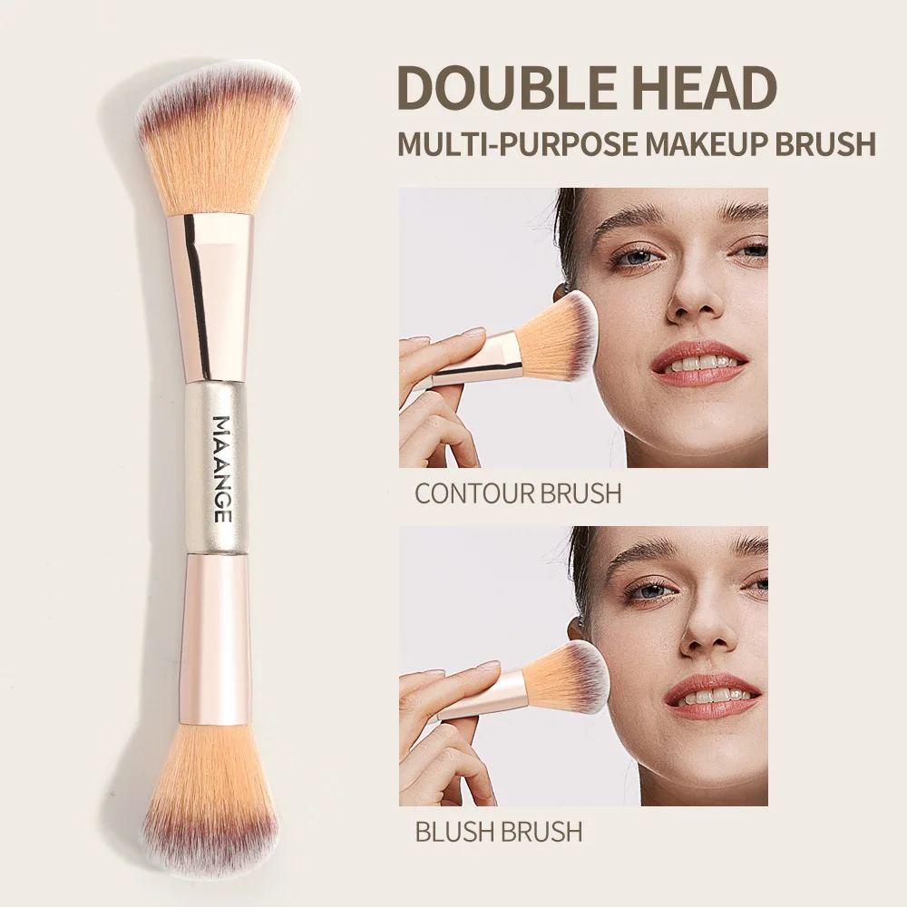 Maange Double-ended Makeup Brush Can Be Used For Concealer Repair Eyeshadow