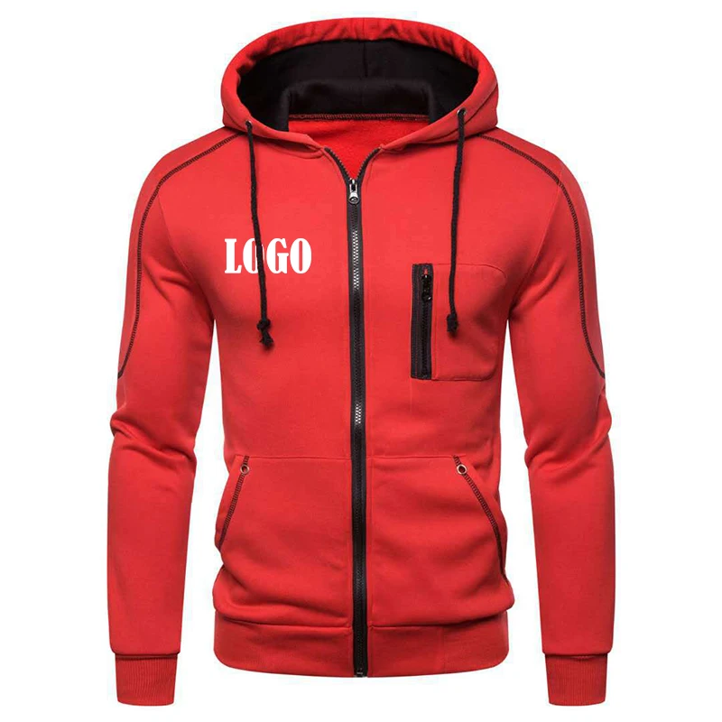 Customized Newest  Hoodies Men Women Warm Sports Coat Hooded Sweatshirt Zipper Jacket S-3XL