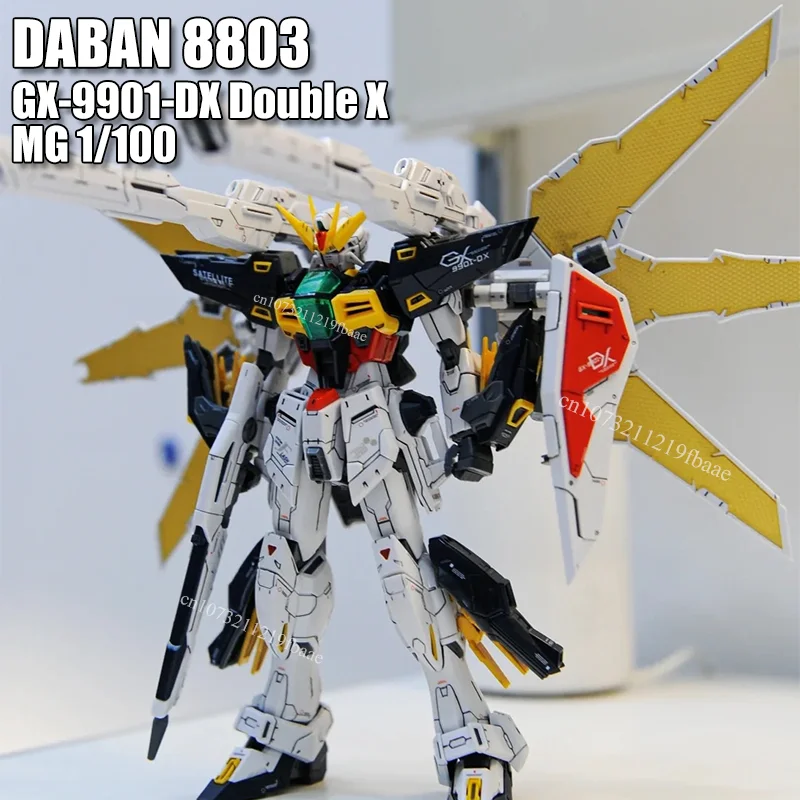 DABAN 8803 doble X MG 1/100 GX-9901-DX Kit de modelos de ensamblaje juguetes figuras de acción Mecha Robot Kits de modelos de plástico regalo