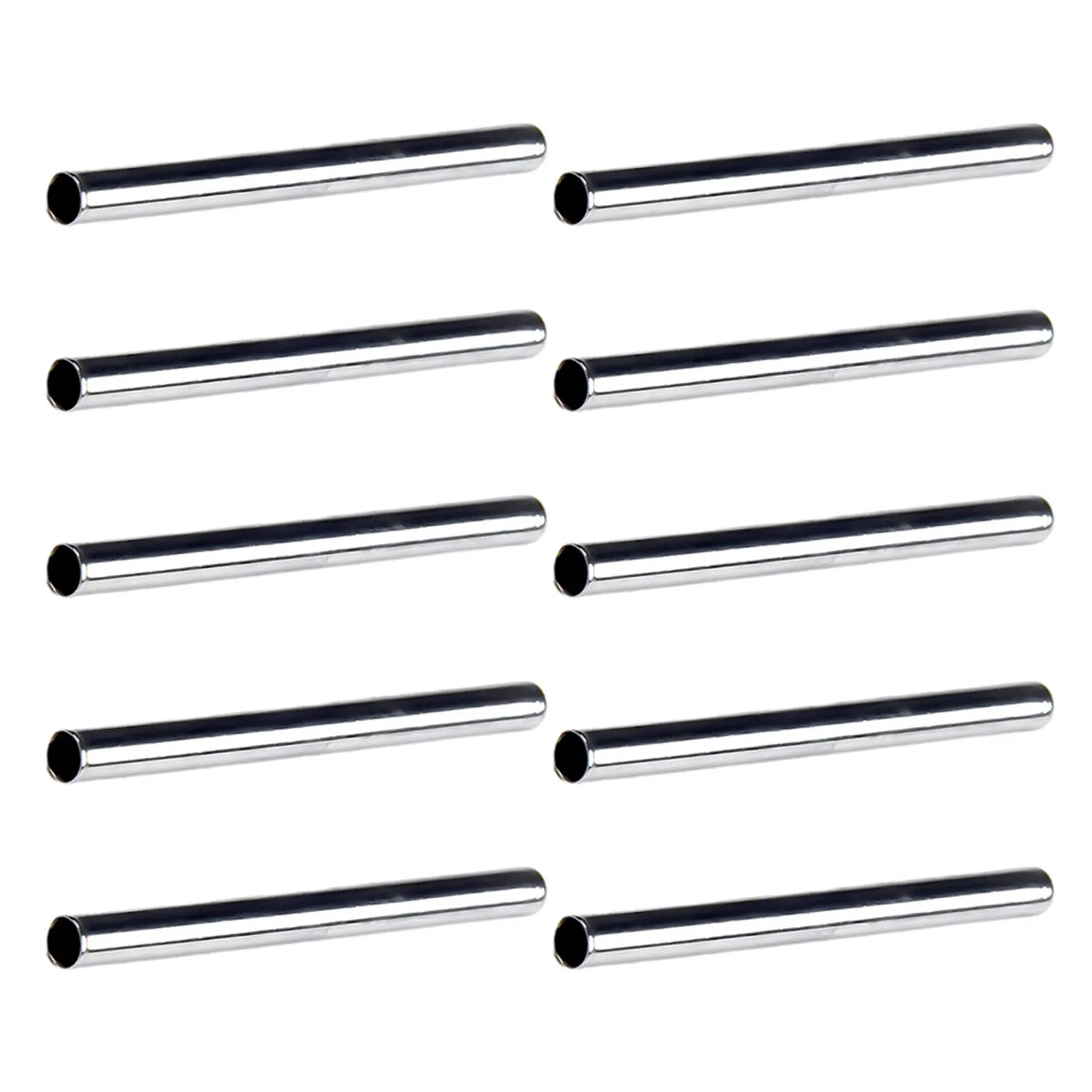 10pcs Temperature Probe Shell Stainless Steel Single Head Steel Tube Casing Pipes Protective Sleeve Sensor Protector Cover