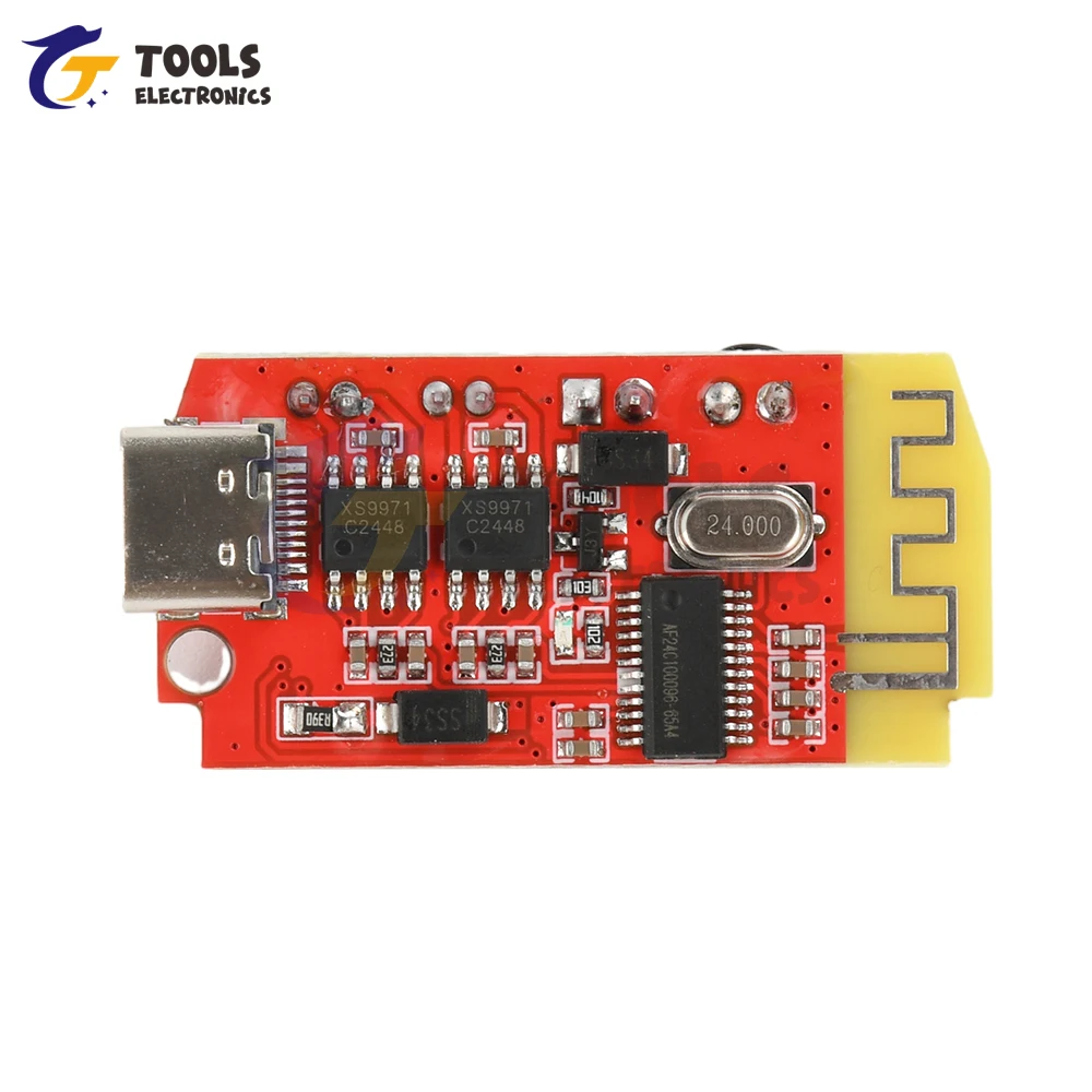 CT14 Mini Digital Audio Amplifier Board 5W+5W Dual Channels Stereo BT Speaker Modification Sound Music Module Type C