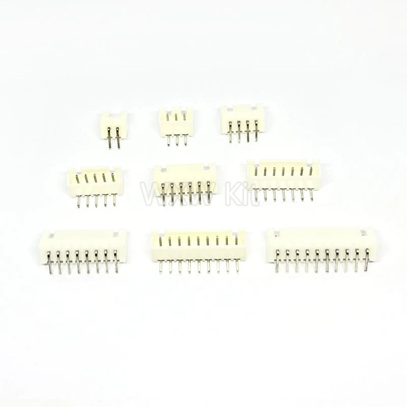 50PCS XH 2,54 Stecker 2,54mm Pin Header XH 2,54-2P/3P/4P/5P/6P/7P/8P/9P/10P/11P/14P/16P Gebogene Nadel